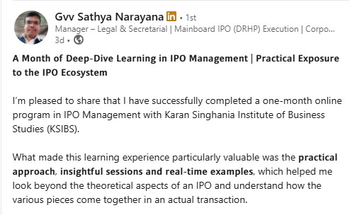 LinkedIn Feedback 1